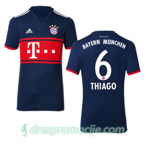 FC Bayern München Dres THIAGO Gostujući 2017/18 Kratkih Rukava FC Bayern München Dres THIAGO Gostujući 2017/18 Kratkih Rukava