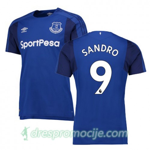 Everton Dres SANDRO Domaći 2017/18 Kratkih Rukava Everton Dres SANDRO Domaći 2017/18 Kratkih Rukava