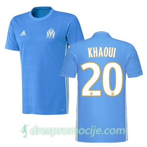 Olympique de Marseille Dres SAIF EDDINE KHAOUI Gostujući 2017/18 Kratkih Rukava Olympique de Marseille Dres SAIF EDDINE KHAOUI Gostujući 2017/18 Kratkih Rukava