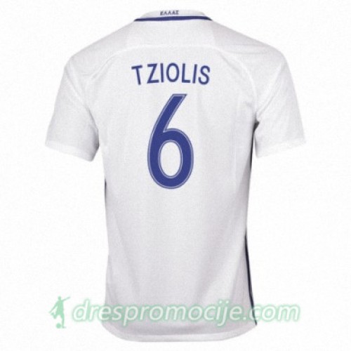 Grčka Dres ALEXANDROS TZIOLIS Domaći 2016/17 Kratkih Rukava Grčka Dres ALEXANDROS TZIOLIS Domaći 2016/17 Kratkih Rukava