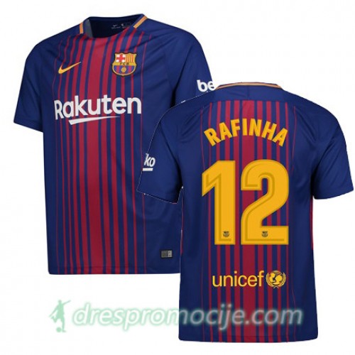 FC Barcelona Dres RAFINHA Domaći 2017/18 Kratkih Rukava FC Barcelona Dres RAFINHA Domaći 2017/18 Kratkih Rukava