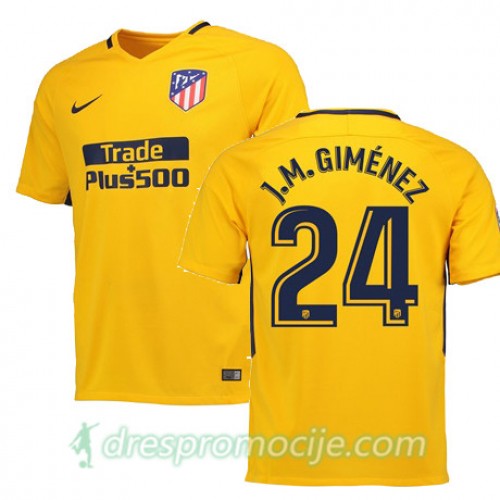 Atlético Madrid Dres JOSE GIMENEZ Gostujući 2017/18 Kratkih Rukava Atlético Madrid Dres JOSE GIMENEZ Gostujući 2017/18 Kratkih Rukava