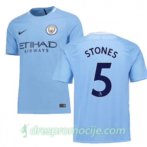 Manchester City Dres STONES Domaći 2017/18 Kratkih Rukava Manchester City Dres STONES Domaći 2017/18 Kratkih Rukava
