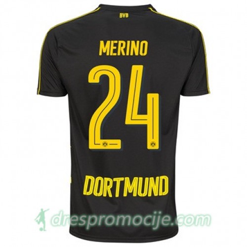 Borussia Dortmund Dres MERINO Gostujući 2017/18 Kratkih Rukava Borussia Dortmund Dres MERINO Gostujući 2017/18 Kratkih Rukava
