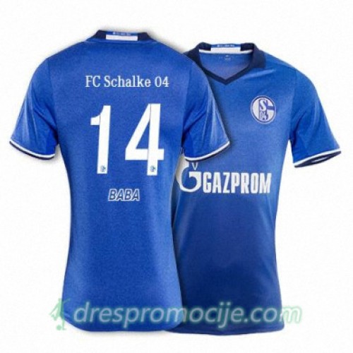 Schalke Dres BABA Domaći 2017/18 Kratkih Rukava Schalke Dres BABA Domaći 2017/18 Kratkih Rukava