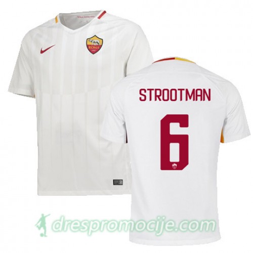 Roma Dres STROOTMAN Gostujući 2017/18 Kratkih Rukava Roma Dres STROOTMAN Gostujući 2017/18 Kratkih Rukava