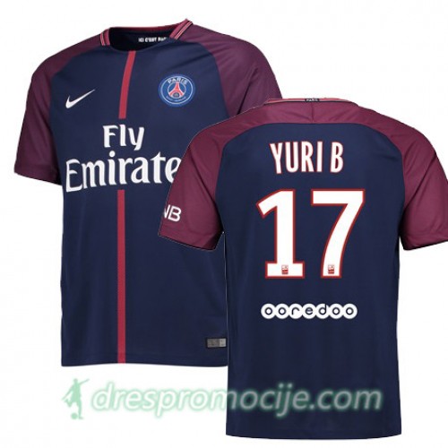 Paris SG Dres YURI BERCHICHE Domaći 2017/18 Kratkih Rukava Paris SG Dres YURI BERCHICHE Domaći 2017/18 Kratkih Rukava
