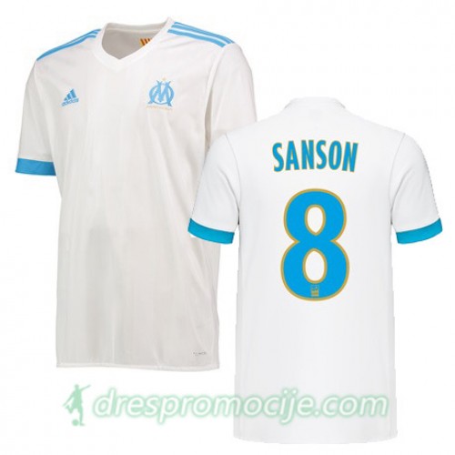 Olympique de Marseille Dres Morgan Sanson Domaći 2017/18 Kratkih Rukava Olympique de Marseille Dres Morgan Sanson Domaći 2017/18 Kratkih Rukava