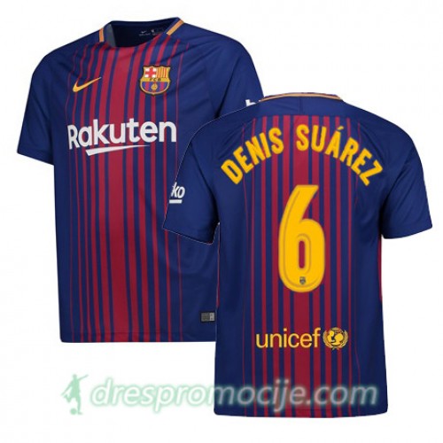 FC Barcelona Dres Denis Suarez Domaći 2017/18 Kratkih Rukava FC Barcelona Dres Denis Suarez Domaći 2017/18 Kratkih Rukava