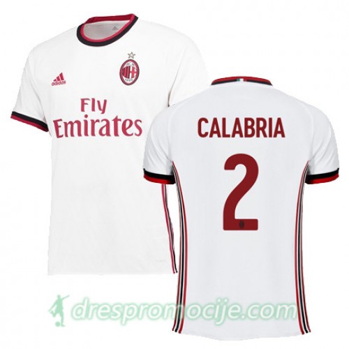 Milan Dres CALABRIA Gostujući 2017/18 Kratkih Rukava Milan Dres CALABRIA Gostujući 2017/18 Kratkih Rukava