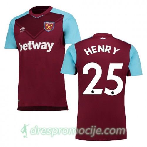 West Ham Dres HENRY Domaći 2017/18 Kratkih Rukava West Ham Dres HENRY Domaći 2017/18 Kratkih Rukava