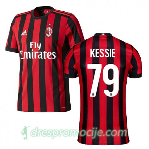 Milan Dres KESSIE Domaći 2017/18 Kratkih Rukava Milan Dres KESSIE Domaći 2017/18 Kratkih Rukava