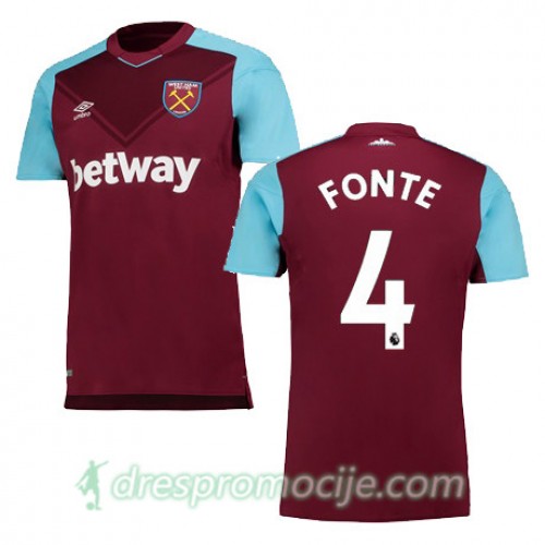 West Ham Dres FONTE Domaći 2017/18 Kratkih Rukava West Ham Dres FONTE Domaći 2017/18 Kratkih Rukava