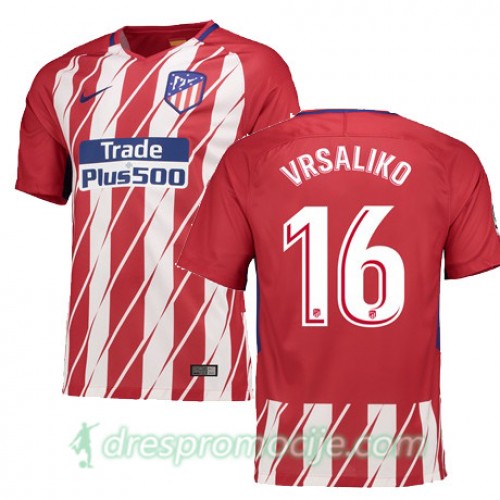 Atlético Madrid Dres VRSALJKO Domaći 2017/18 Kratkih Rukava Atlético Madrid Dres VRSALJKO Domaći 2017/18 Kratkih Rukava