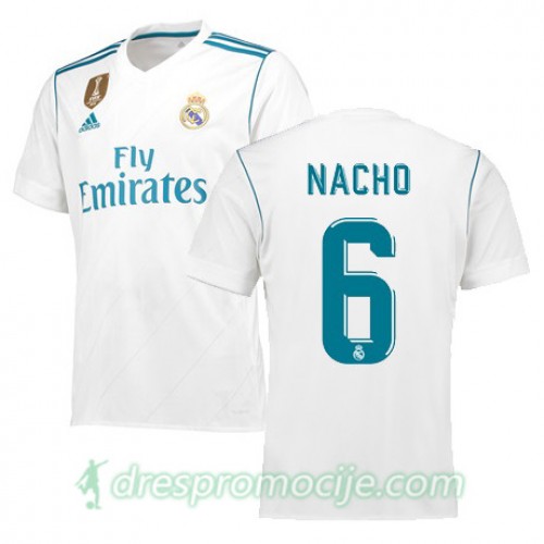 Real Madrid Dres NACHO Domaći 2017/18 Kratkih Rukava Real Madrid Dres NACHO Domaći 2017/18 Kratkih Rukava