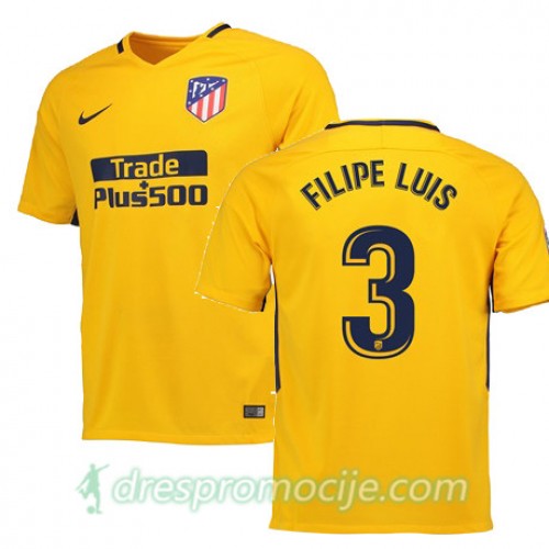 Atlético Madrid Dres FILIPE LUIS Gostujući 2017/18 Kratkih Rukava Atlético Madrid Dres FILIPE LUIS Gostujući 2017/18 Kratkih Rukava