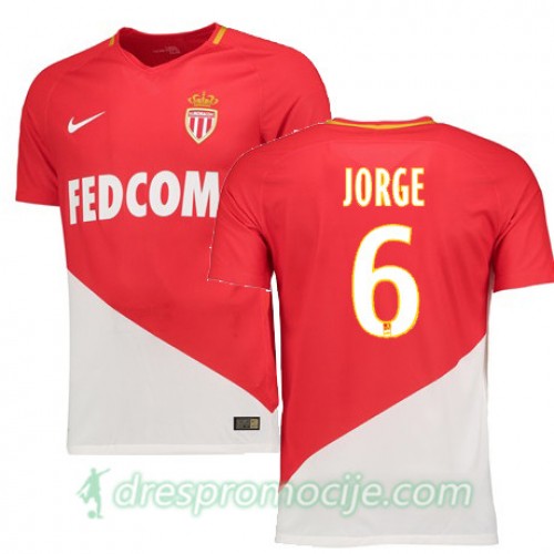 AS Monaco FC Dres JORGE Domaći 2017/18 Kratkih Rukava AS Monaco FC Dres JORGE Domaći 2017/18 Kratkih Rukava