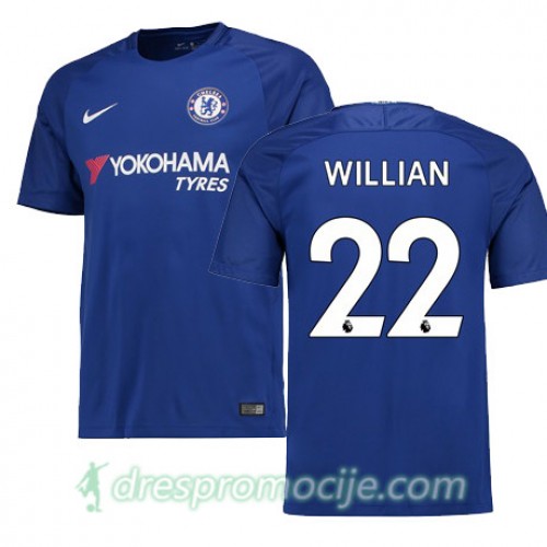 Chelsea Dres WILLIAN Domaći 2017/18 Kratkih Rukava Chelsea Dres WILLIAN Domaći 2017/18 Kratkih Rukava