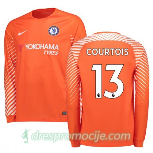 Chelsea Dres COURTOIS Domaći 2017/18 Dugim Rukavima Chelsea Dres COURTOIS Domaći 2017/18 Dugim Rukavima