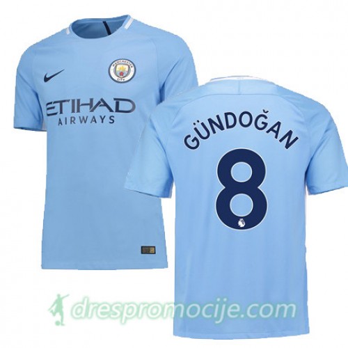 Manchester City Dres GUNDOGAN Domaći 2017/18 Kratkih Rukava Manchester City Dres GUNDOGAN Domaći 2017/18 Kratkih Rukava