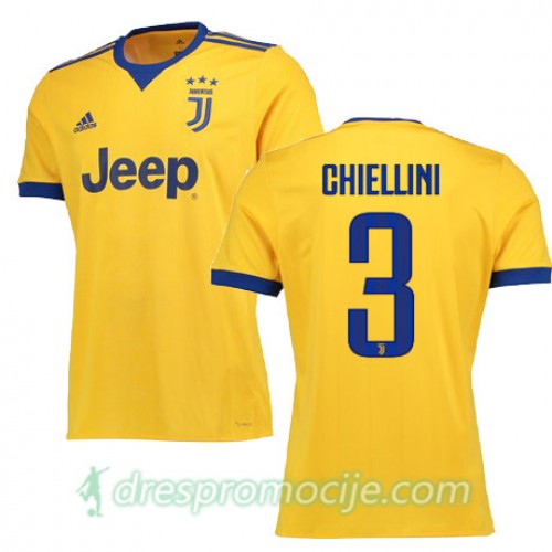 Juventus Dres CHIELLINI Gostujući 2017/18 Kratkih Rukava Juventus Dres CHIELLINI Gostujući 2017/18 Kratkih Rukava