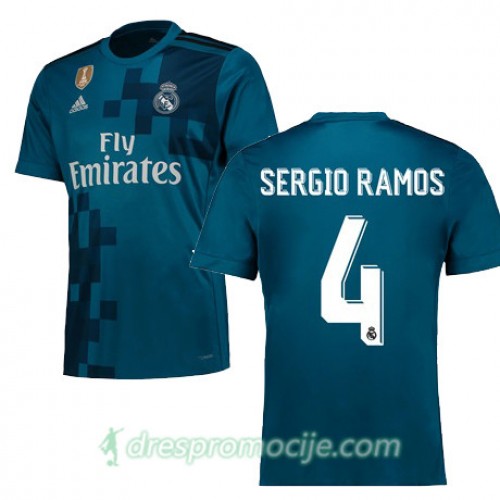 Real Madrid Dres SERGIO RAMOS Treći 2017/18 Kratkih Rukava Real Madrid Dres SERGIO RAMOS Treći 2017/18 Kratkih Rukava