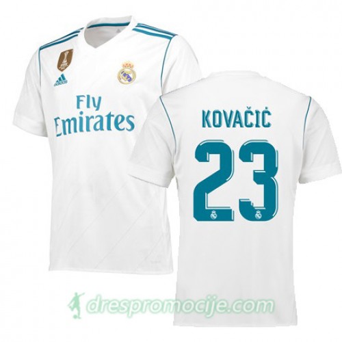Real Madrid Dres KOVACIC Domaći 2017/18 Kratkih Rukava Real Madrid Dres KOVACIC Domaći 2017/18 Kratkih Rukava