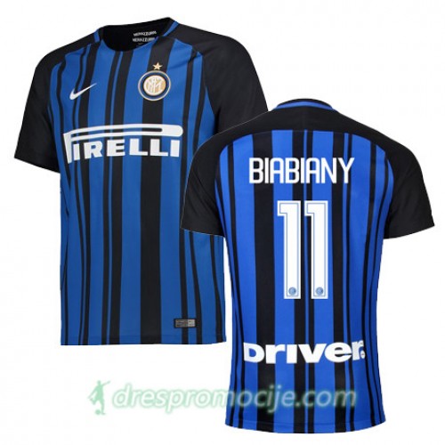 Inter Dres BIABIANY Domaći 2017/18 Kratkih Rukava Inter Dres BIABIANY Domaći 2017/18 Kratkih Rukava