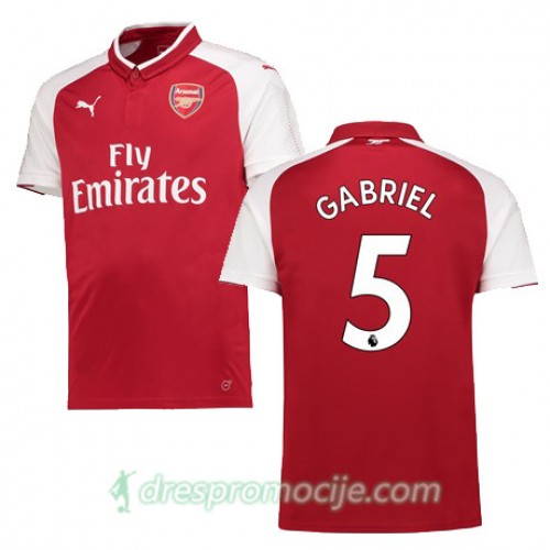 Arsenal Dres GABRIEL Domaći 2017/18 Kratkih Rukava Arsenal Dres GABRIEL Domaći 2017/18 Kratkih Rukava