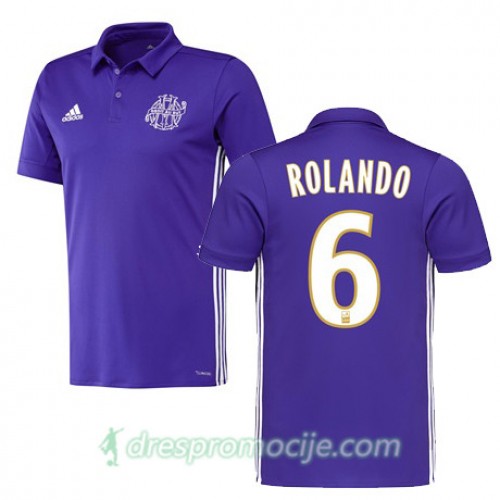 Olympique de Marseille Dres ROLANDO Treći 2017/18 Kratkih Rukava Olympique de Marseille Dres ROLANDO Treći 2017/18 Kratkih Rukava