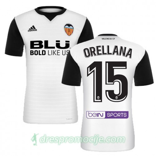 Valencia C.F. Dres ORELLANA Domaći 2017/18 Kratkih Rukava Valencia C.F. Dres ORELLANA Domaći 2017/18 Kratkih Rukava