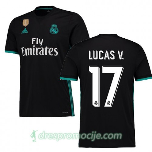 Real Madrid Dres LUCAS V Gostujući 2017/18 Kratkih Rukava Real Madrid Dres LUCAS V Gostujući 2017/18 Kratkih Rukava