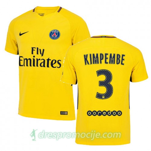 Paris SG Dres PRESNEL KIMPEMBE Gostujući 2017/18 Kratkih Rukava Paris SG Dres PRESNEL KIMPEMBE Gostujući 2017/18 Kratkih Rukava