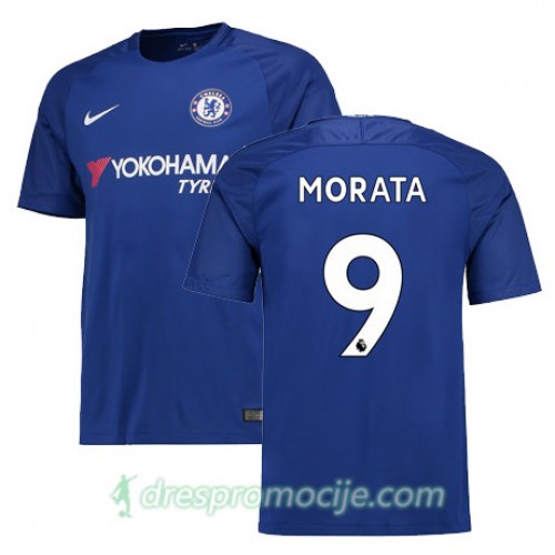 Chelsea Dres MORATA Domaći 2017/18 Kratkih Rukava Chelsea Dres MORATA Domaći 2017/18 Kratkih Rukava