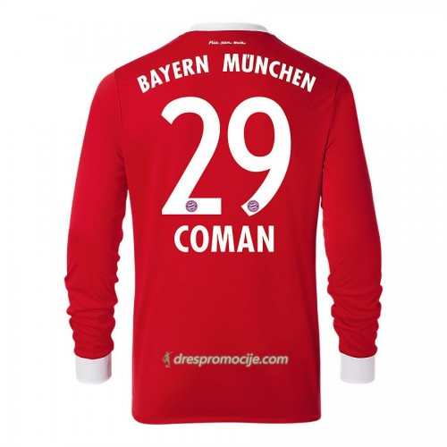 FC Bayern München Dres Kingsley Coman 29 Domaći 2017/18 Dugim Rukavima FC Bayern München Dres Kingsley Coman 29 Domaći 2017/18 Dugim Rukavima