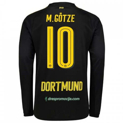 Borussia Dortmund Dres Mario Gotze 10 Gostujući 2017/18 Dugim Rukavima Borussia Dortmund Dres Mario Gotze 10 Gostujući 2017/18 Dugim Rukavima