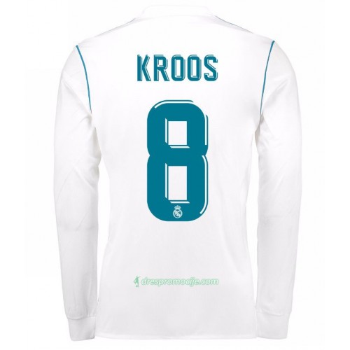 Real Madrid Dres Toni Kroos 8 Domaći 2017/18 Dugim Rukavima Real Madrid Dres Toni Kroos 8 Domaći 2017/18 Dugim Rukavima