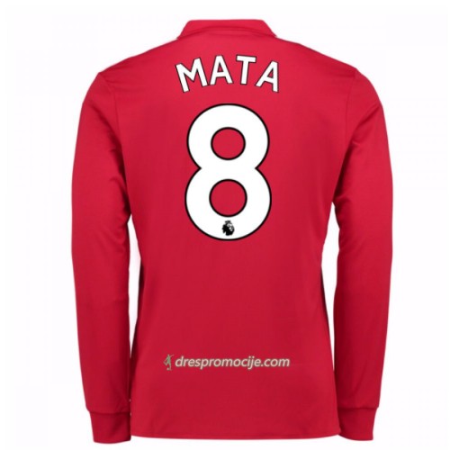 Manchester United Dres Juan Mata 8 Domaći 2017/18 Dugim Rukavima Manchester United Dres Juan Mata 8 Domaći 2017/18 Dugim Rukavima