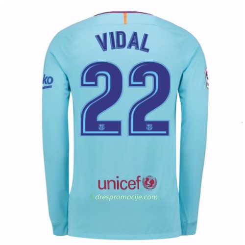 FC Barcelona Dres Aleix Vidal 22 Gostujući 2017/18 Dugim Rukavima FC Barcelona Dres Aleix Vidal 22 Gostujući 2017/18 Dugim Rukavima