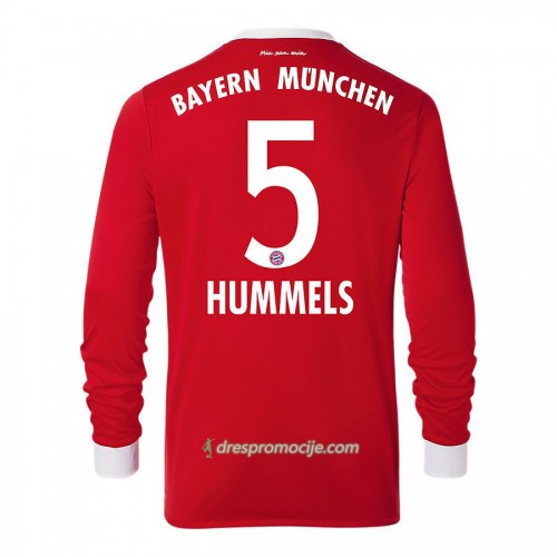 FC Bayern München Dres Mats Hummels 5 Domaći 2017/18 Dugim Rukavima FC Bayern München Dres Mats Hummels 5 Domaći 2017/18 Dugim Rukavima