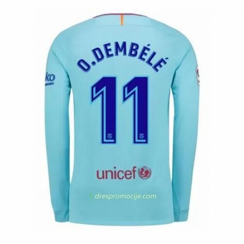 FC Barcelona Dres Ousmane Dembele 11 Gostujući 2017/18 Dugim Rukavima FC Barcelona Dres Ousmane Dembele 11 Gostujući 2017/18 Dugim Rukavima