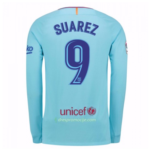 FC Barcelona Dres Luis Suarez 9 Gostujući 2017/18 Dugim Rukavima FC Barcelona Dres Luis Suarez 9 Gostujući 2017/18 Dugim Rukavima