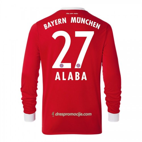 FC Bayern München Dres David Alaba 27 Domaći 2017/18 Dugim Rukavima FC Bayern München Dres David Alaba 27 Domaći 2017/18 Dugim Rukavima