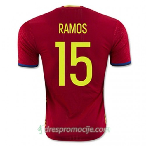 Španjolska Dres RAMOS Domaći Euro 2016 Španjolska Dres RAMOS Domaći Euro 2016