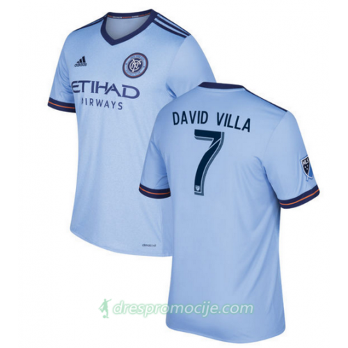 New York City FC Dres David Villa Domaći 2017/18 Kratkih Rukava New York City FC Dres David Villa Domaći 2017/18 Kratkih Rukava