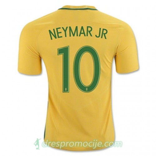 Brazil Dres NEYMAR JR Domaći 2016/17 Kratkih Rukava Brazil Dres NEYMAR JR Domaći 2016/17 Kratkih Rukava