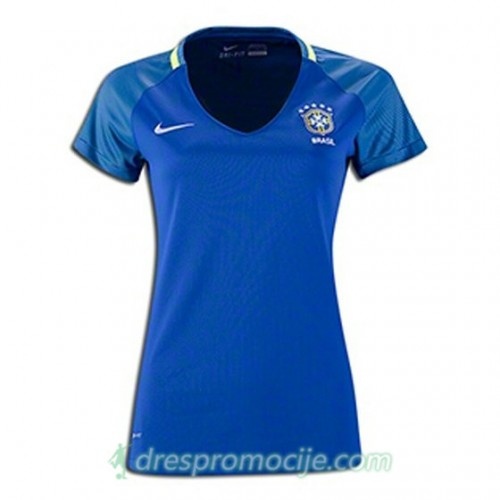 Brazil Dres Ženska Gostujući 2016/17 Kratkih Rukava Brazil Dres Ženska Gostujući 2016/17 Kratkih Rukava