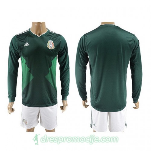 Meksiko Dres Domaći 2017/18 Dugim Rukavima Meksiko Dres Domaći 2017/18 Dugim Rukavima
