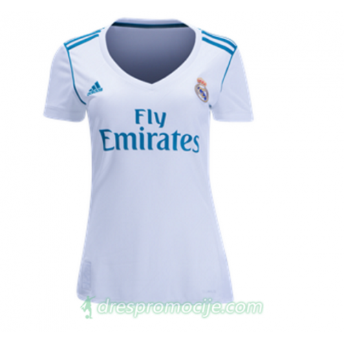 Real Madrid Dres Ženska Domaći 2017/18 Kratkih Rukava Real Madrid Dres Ženska Domaći 2017/18 Kratkih Rukava