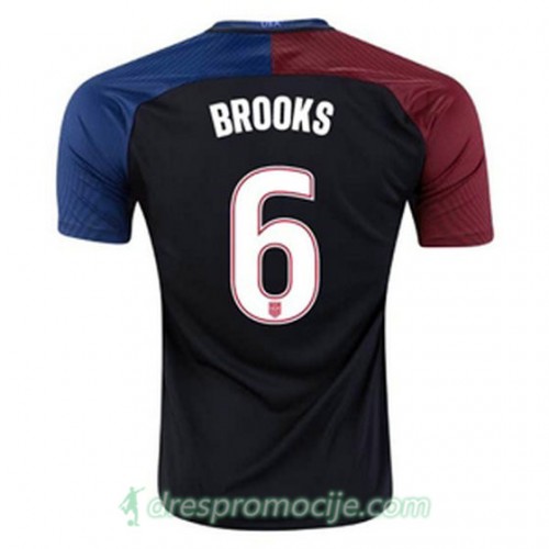 SAD Dres BROOKS Gostujući 2016/17 Kratkih Rukava SAD Dres BROOKS Gostujući 2016/17 Kratkih Rukava